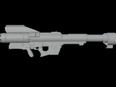FHJ-18 Launcher 3D model