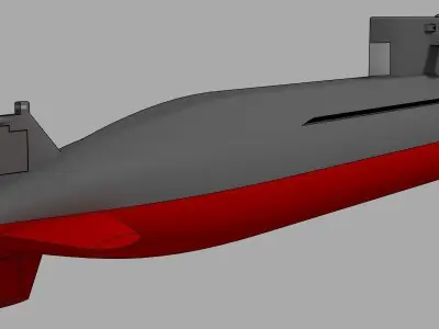 SSK Lada class Low-poly 3D model