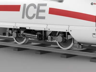 ICE 3 BR407 3D model