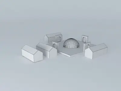 Training institute 3D model