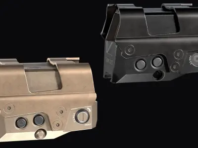 Red Dot Sight SIG SAUER ROMEO8T Low-poly 3D model