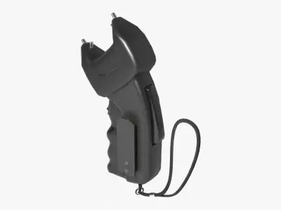 Stun Gun Low-poly 3D model purchase