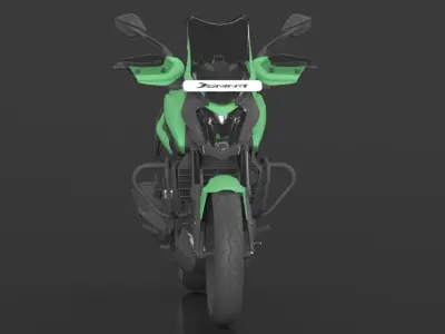 Bajaj Dominar D 400 UG 2 Motorbike Low-poly 3D model