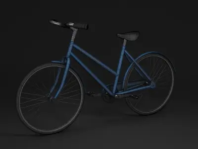 Retro Bike 3D model purchase