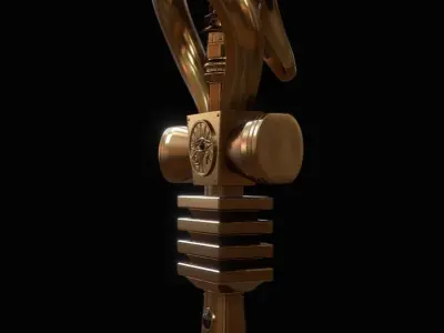 Ankh Scepter of Eternity 3D model