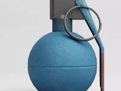 M67 Training Grenade 3D model