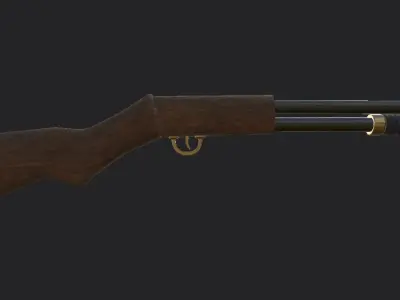 Royal shotgun  Low-poly 3D model