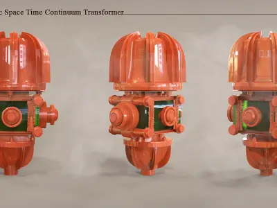 Time Machine 3D model purchase
