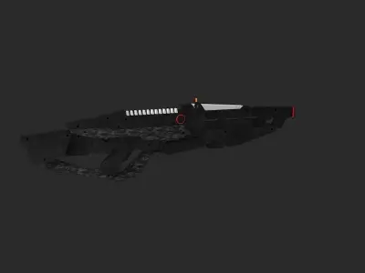 scifi gun 002 Free low-poly 3D model