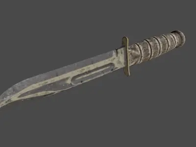 knife 1 Low-poly 3D model purchase