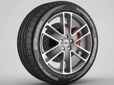 Wheel Volvo S60 1 3D model