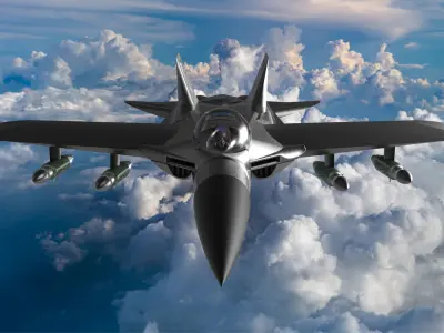 Military Jet Concept 3D model
