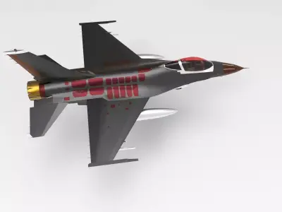 F-16C Block 50 3D model