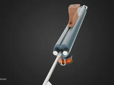 Guerrilla Sling - Speargun Low-poly 3D model