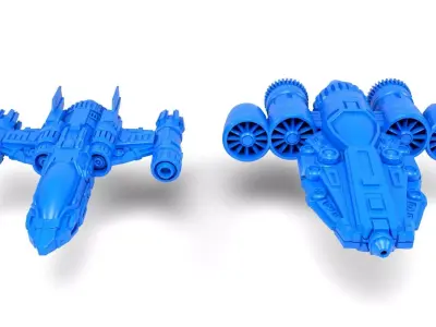 Spaceships 2 Toys 3D print model
