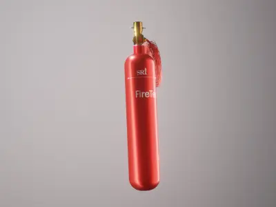 fire extinguisher 3D model 14
