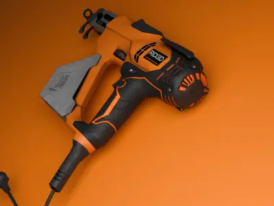 Ridgid Collated Screwdriver Low-poly 3D model