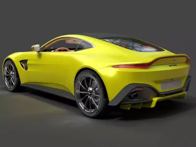 Aston Martin Vantage - Hyper-Detailed Luxury Sports Car 3D model