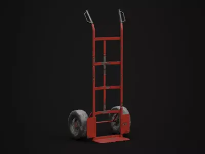 Hand Truck 3D model buy