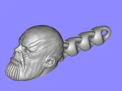 character keychain 3D print model