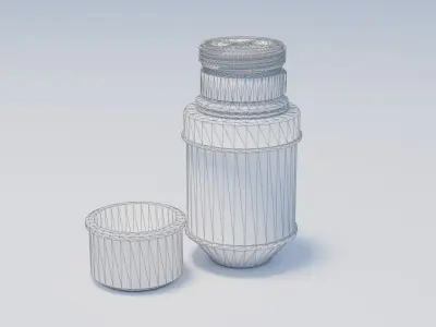 No77 White Phosphorus Smoke Grenade  - Game and VFX-Ready Low-poly 3D model