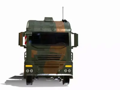 IVECO TRAKKER 500 8x8 Low-poly 3D model