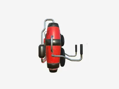 Jetpack A04 Red Black - SciFi Character Design Low-poly 3D model