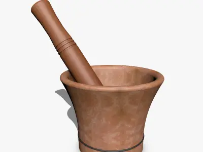 Thai Mortar 3D model
