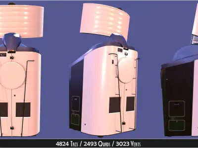 Vintage Retro Rockola Jukebox model 2 Low-poly 3D model