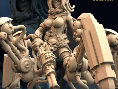Destroyers Valkyries of the Crucible C 3D print model