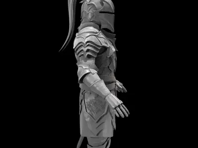 Dragon Fantasy Knight 3D model
