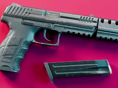 HK P30L Free 3D model