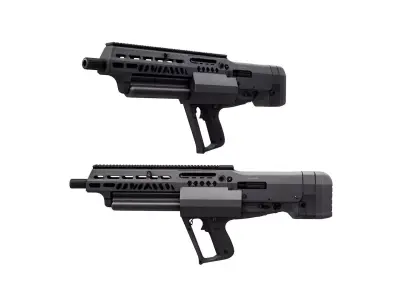 IWI Tavor TS12 rifle  3D model