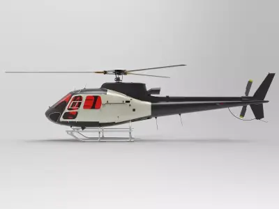 Helicopters H125 3D model