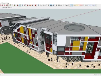 Sketchup Office building 125 3D model