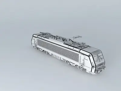 Siemens - ES 64 F4 / Series 189 / Railion Livery Free 3D model