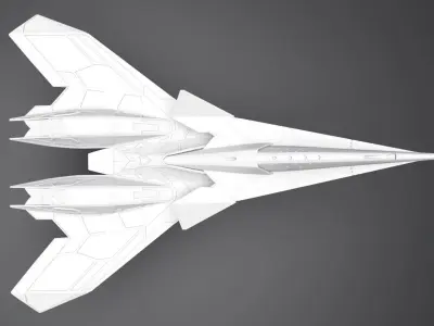 ADF Raven Scale model   3D print model
