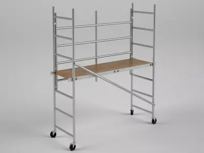 scaffold towers set 1 3D model
