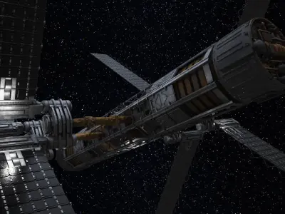 Space Station - Variant C Class 3D model