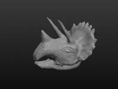 Triceratops dinosaur Free 3D model