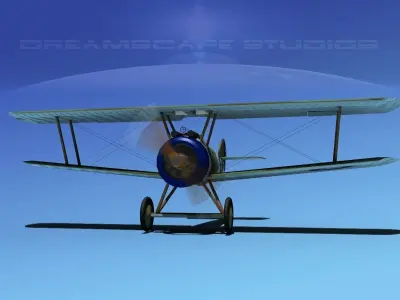 Sopwith Camel 3D model by Dreamscape from CGTrader