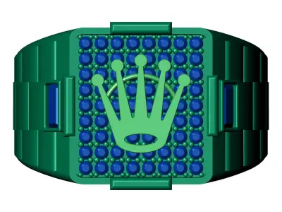 Rolex Ring 3D print model