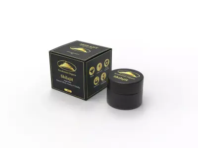 Shilajit bottle Texture