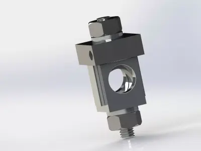 Mechanical clamp model 3D model