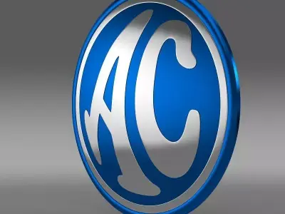 ac logo 3D model by Sergey