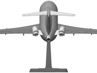 26804 Model kit Boeing 727-200 Up 3D print model