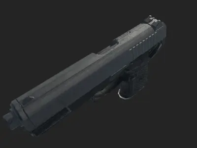 QSZ-92 weapon Free low-poly 3D model
