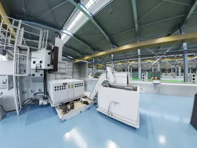Model of the simulation laboratory 3D model
