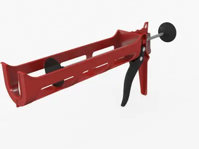 Silicone Gun Pistol 3D model