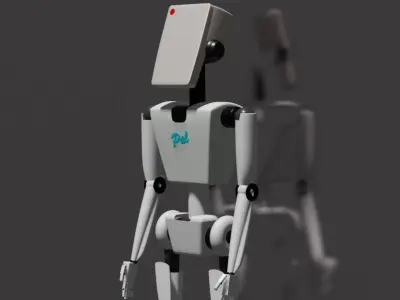 Robot humanoid 3D model order